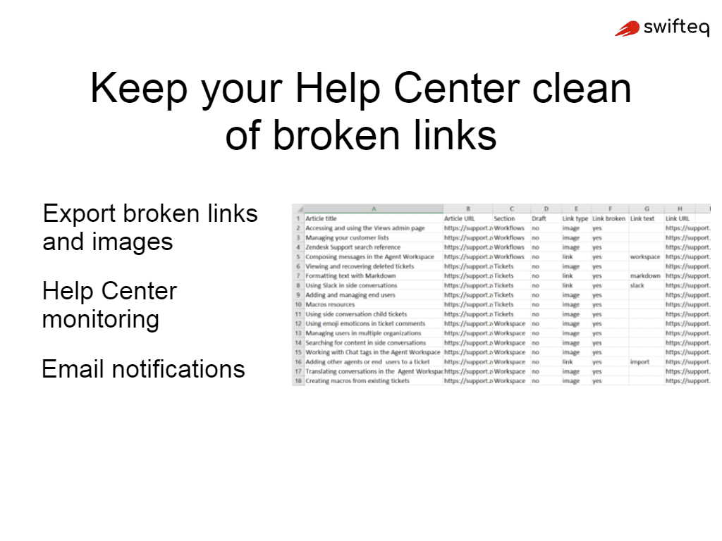 Help Center Export screenshot 1